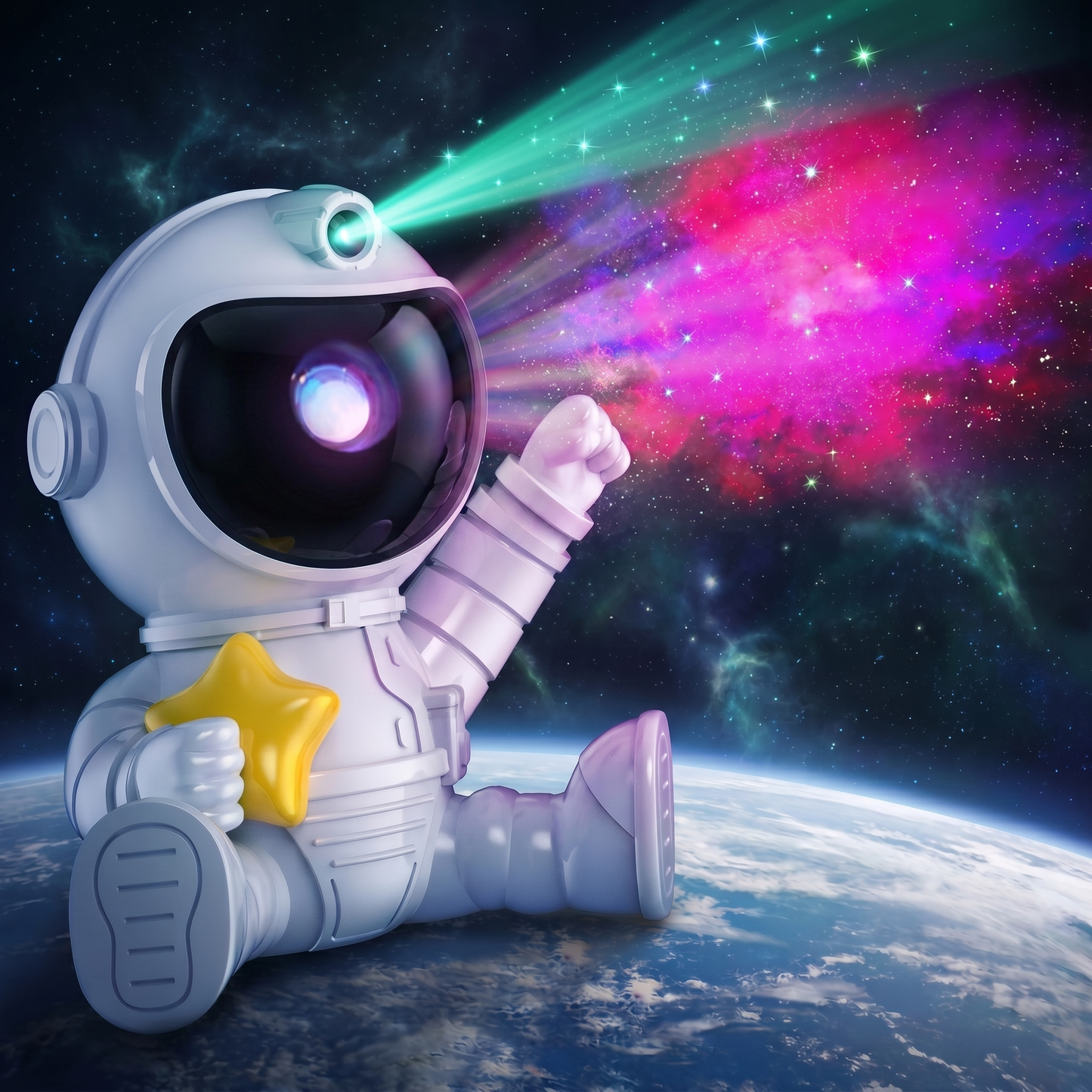 Proyector Astronauta Antiestrés
